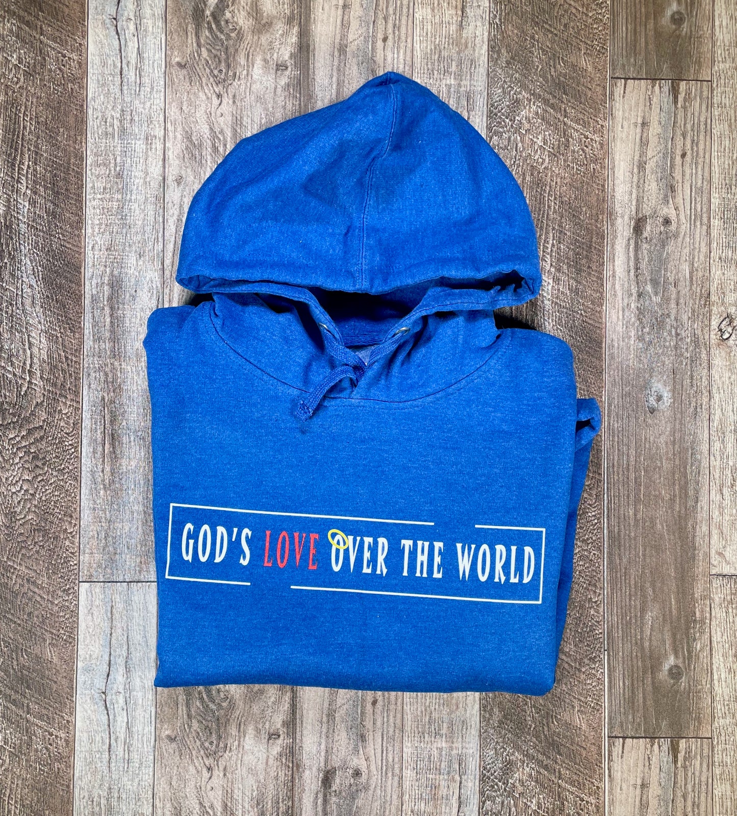 GLOW HOODIE - HEATHER ROYAL